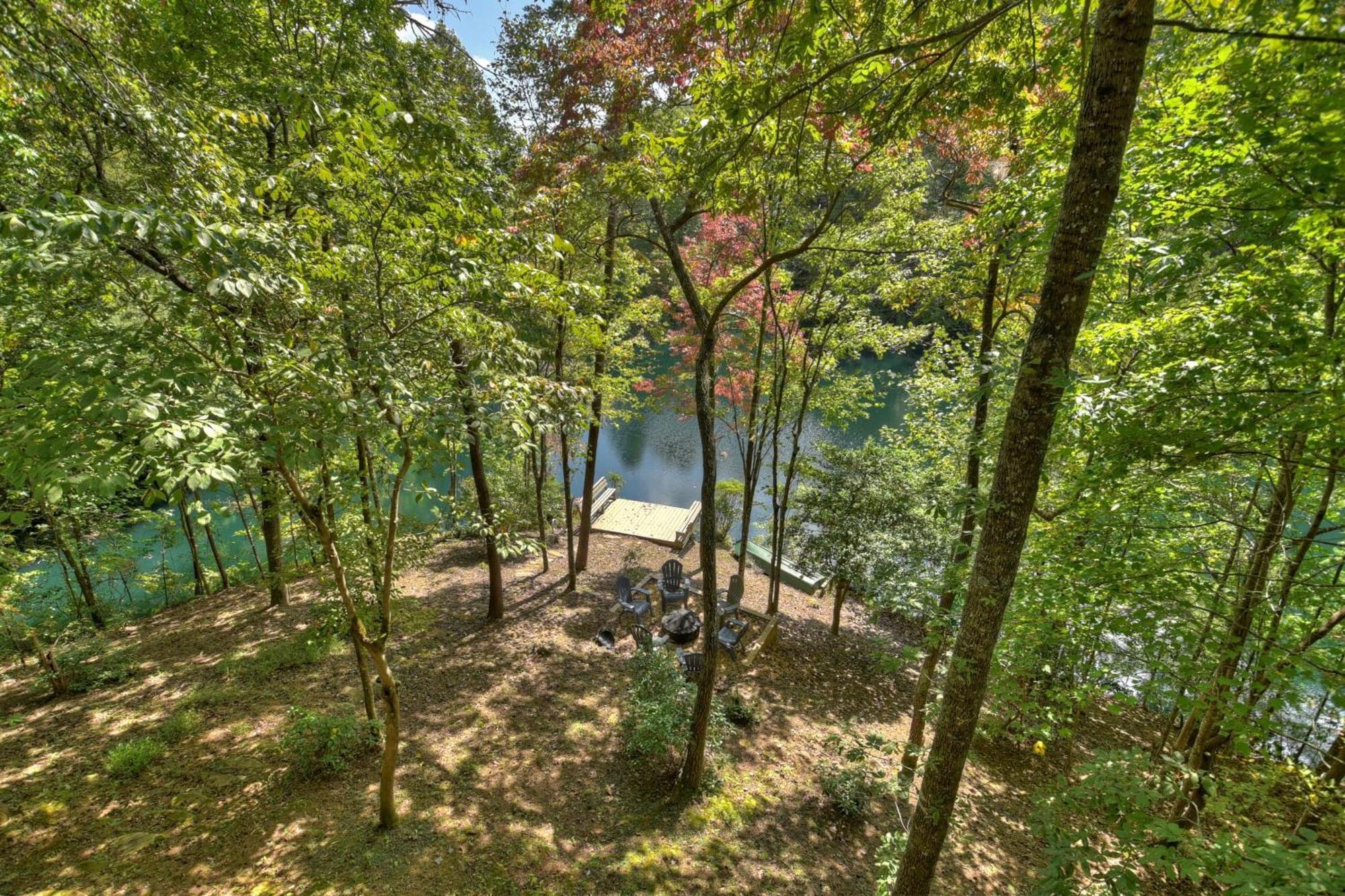 Waywish Waterfront Cabin In Blue Ridge Mountains Exterior foto